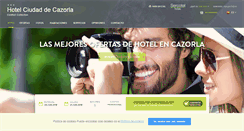Desktop Screenshot of hotelciudaddecazorla.com
