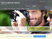 Tablet Screenshot of hotelciudaddecazorla.com